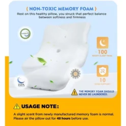 Itopfox Osteo Cervical Pillow For Neck Pain Relief, Hollow Design Odorless Memory Foam Pillows With Cooling Case, Orthopedic Bed Pillow For Sleeping -Kitchen Chef GUEST 6e1f961f 0b55 49c3 af4e 0997c0be0908