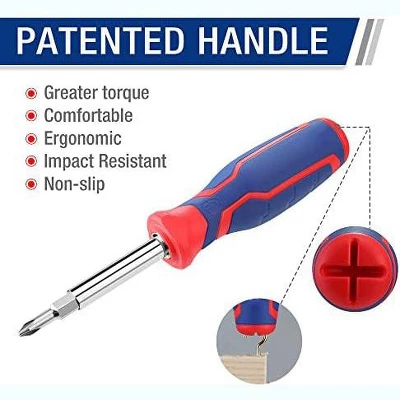 Itopfox 15-in-1 Multi-bit Screwdriver Set With Ergonomic Handle, Includes Slotted, Phillips, Torx, And Square Bits For Versatile Use 6 Itopfox 15-in-1 Multi-bit Screwdriver Set With Ergonomic Handle, Includes Slotted, Phillips, Torx, And Square Bits For Versatile Use - Image 4