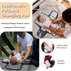 Itopfox Pink Diaper Backpack For Baby Girls - Baby Shower Gifts, Quilted With Changing Pad, Pacifier Case, Insulated Pockets 35L Large Capacity -Kitchen Chef GUEST 6ee35274 6c89 4d58 a79a 3983e9d292aa