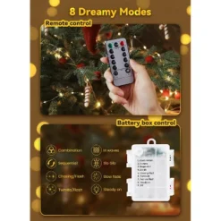 Itopfox Fairy Lights With Remote, 100 LED Waterproof String Lights Indoor Outdoor, Starry Twinkle Light For Christmas Home Bedroom Wedding DIY -Kitchen Chef GUEST 6f3647eb 2453 43dd 9094 e75d9b456028