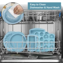 Itopfox 9-in-1 Nonstick Silicone Baking Set With Bundt Cake Pan, Cookie Sheet, Muffin Tray, Heat Resistant Bakeware Kit For Bread, Pizza, Cupcakes -Kitchen Chef GUEST 70df42d7 a370 4ef1 95b3 f115adc59e0f