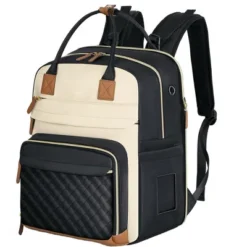 Itopfox Expandable Large Diaper Backpack For Twins, Travel Baby Bag With Changing Pad, Insulated Pockets, 25-37L Capacity, Apricot Black -Kitchen Chef GUEST 722eb599 1d6e 4bdc b99a bbf6b22834df