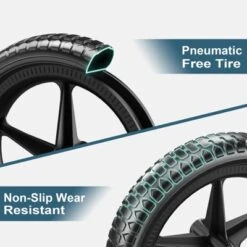 Itopfox Toddler Balance Bike For 2-5 Year Olds, No Pedal Toy Bike With Tool-Free Adjustment, Includes Custom Plate & 3 Stickers Black -Kitchen Chef GUEST 7287d98e d552 4b5e a744 d6d026e89b0b