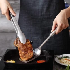 Itopfox 11-Piece Stainless Steel Kitchen Utensil Set With Spatula, Nonstick Cookware Gadgets For Cooking, Baking, And Serving