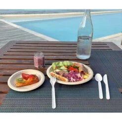 Itopfox 150 Count Heavy-duty Compostable Utensils Set, Includes Forks, Spoons, And Knives, BPI Certified Disposable Flatware -Kitchen Chef GUEST 73cff8b7 0061 454c a363 fccf7c791468