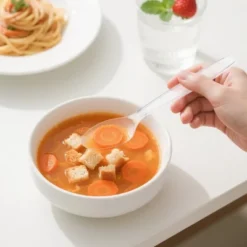 Itopfox 150 Pcs Clear Heavy Duty Plastic Silverware Set, Disposable Forks Spoons Knives For Wedding Party Supplies & Everyday Use -Kitchen Chef GUEST 75056165 c681 42c2 9d92 cf3d69e7ea00