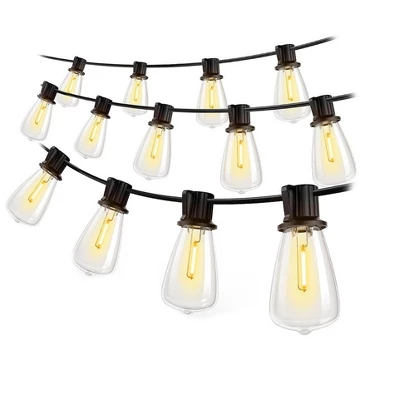 Itopfox Outdoor String Lights, Waterproof Patio Lights With 45+3 Shatterproof Dimmable LED Bulbs, Connectable For Backyard Garden 11 Itopfox Outdoor String Lights, Waterproof Patio Lights With 45+3 Shatterproof Dimmable LED Bulbs, Connectable For Backyard Garden - Image 9