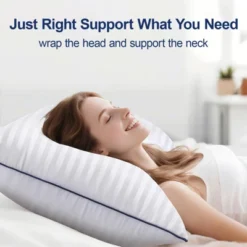 Itopfox Soft Queen Size Pillows Set Of 2, Fluffy & Supportive Bed Pillows For Back Stomach Side Sleepers Filled With Down Alternative, Luxury Pillows -Kitchen Chef GUEST 764ae0a7 9798 4568 8fd2 1f87745ee89b