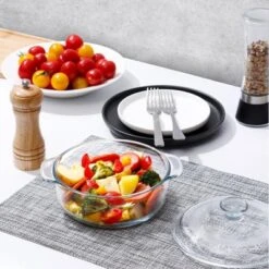 Itopfox Mini Glass Casserole Dish With Lid, Oven Safe Round Baking Dish For Cooking, Serving & Storing, Microwave, Freezer & Dishwasher Safe -Kitchen Chef GUEST 764b2e6b 7d7d 4cd4 9946 9ff8ab53f2f3