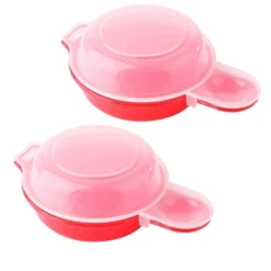 Itopfox Microwave Egg Cooker Set Of 2, Fast 1-Minute Egg Maker For Omelets, Sandwiches, And More, Non-Stick & Dishwasher Safe -Kitchen Chef GUEST 7681faa6 ad83 4df3 b969 404f889c0743