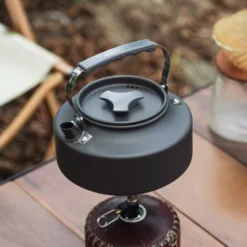 Itopfox 0.8L Portable Camping Kettle, Hard-Anodized Aluminum Teapot For Stove Top, Compact Coffee Pot For Outdoor, Hiking, Picnic And Travel -Kitchen Chef GUEST 77797d72 9109 480e 82a7 bd630f39be2c
