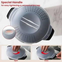 Itopfox Large Microwave Cookware Steamer With Removable Filter And Lockable Lid - BPA Free, Dishwasher Safe For Cooking Vegetables And More 13 Itopfox Large Microwave Cookware Steamer With Removable Filter And Lockable Lid - BPA Free, Dishwasher Safe For Cooking Vegetables And More -Kitchen Chef GUEST 78ae7f64 033e 4b21 bd58 0ea25f0313be