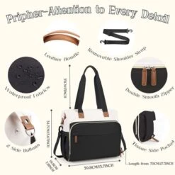 Itopfox Convertible Diaper Backpack Tote For Moms, Multi-Functional Travel Bag With 14 Pockets, Waterproof & Durable -Kitchen Chef GUEST 796d75bb a614 46cf 97d6 14c7f1e3abfd