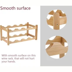 Itopfox 2-Tier Bamboo Wine Rack - Eco-Friendly, Space-Saving Storage For 8 Bottles, Easy Assembly For Kitchen, Pantry, Bar, Or Home Decor 14 Itopfox 2-Tier Bamboo Wine Rack - Eco-Friendly, Space-Saving Storage For 8 Bottles, Easy Assembly For Kitchen, Pantry, Bar, Or Home Decor -Kitchen Chef GUEST 79c0329d f78c 4a1d b4a7 880fd415c579