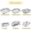 Itopfox Stainless Steel Bakeware Set Of 8, Non-Toxic Oven Safe Pans For Baking, Roasting, Includes Lasagna, Cake, Loaf & Muffin Pans, Dishwasher Safe -Kitchen Chef GUEST 7a1840e8 2fae 4569 b67d 038d49f7ab16
