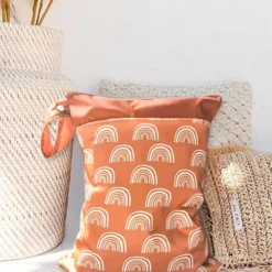 Itopfox 2-Pack Waterproof Wet Dry Bags For Diapers & Swimsuits, Reusable Organizer With Dual Zippered Pockets & Handle, 11.8x15.7 Inch -Kitchen Chef GUEST 7a8057cc f0b0 4c61 970d 20235c3c991e