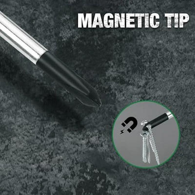 Itopfox 12-Piece Mini Screwdriver Set With Magnetic Tips, Includes Slotted, Phillip, And Star Screwdrivers, Premium Alloy Steel, SureGrip Handle 5 Itopfox 12-Piece Mini Screwdriver Set With Magnetic Tips, Includes Slotted, Phillip, And Star Screwdrivers, Premium Alloy Steel, SureGrip Handle - Image 3