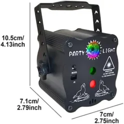 Itopfox Party Decorations Light With Remote, Mini Disco DJ Light For Xmas Birthday, Portable Sound Activated LED Projector For Bar Show, USB Powered -Kitchen Chef GUEST 7ee3a9c3 2937 487d 9316 233171f73620