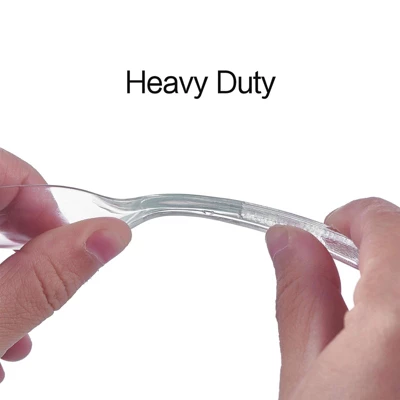 Itopfox Cutlery Set - Clear Heavyweight Disposable Plastic Utensils, Forks, Spoons, Knives, 300 Count Combo Box For Parties, Weddings, BBQs 6 Itopfox Cutlery Set - Clear Heavyweight Disposable Plastic Utensils, Forks, Spoons, Knives, 300 Count Combo Box For Parties, Weddings, BBQs - Image 4