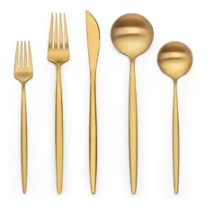 Itopfox 40-Piece Gold Flatware Set For 8, Stainless Steel Cutlery Set With Forks, Knives, Spoons, Elegant Satin Finish For Home, Kitchen, Restaurant 15 Itopfox 40-Piece Gold Flatware Set For 8, Stainless Steel Cutlery Set With Forks, Knives, Spoons, Elegant Satin Finish For Home, Kitchen, Restaurant -Kitchen Chef GUEST 7f909a61 133c 46b7 8325 583269321fa6