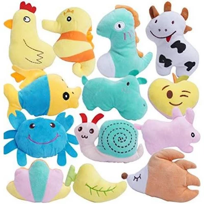 Itopfox 26-Piece Dog Toy Set With Squeakers, Assorted Plush Shapes For Small & Medium Dogs, Fun Interactive Playtime 4 Itopfox 26-Piece Dog Toy Set With Squeakers, Assorted Plush Shapes For Small & Medium Dogs, Fun Interactive Playtime - Image 2