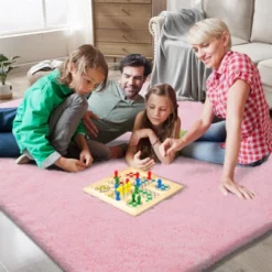 Itopfox Shag Area Rug For Bedroom And Living Room, Ultra Soft Fluffy Indoor Carpet For Dorm, Nursery, Kids And Girls Room Decor In Pink -Kitchen Chef GUEST 812e4a56 c2bf 40b2 b621 ccca0e36edaa