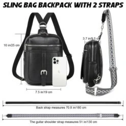 Itopfox 2-in-1 Sling Backpack With Removable Straps, Crossbody Purse For Women, Faux Leather Fanny Pack, Travel & Diaper Bag -Kitchen Chef GUEST 82a50111 7872 4cf9 b653 2f2e294cbe79