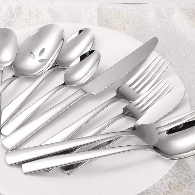 Itopfox 45-Piece Silverware Set, Durable Stainless Steel Flatware For 8, Ergonomic Design With Steak Knives, Rust-proof, Dishwasher Safe Kitchen 8 Itopfox 45-Piece Silverware Set, Durable Stainless Steel Flatware For 8, Ergonomic Design With Steak Knives, Rust-proof, Dishwasher Safe Kitchen - Image 6