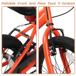 Itopfox Retro Style Kids Bike For Boys And Girls, High Carbon Steel Bicycle With Adjustable Handlebars And Seat, Dual V-Brakes, Kickstand -Kitchen Chef GUEST 853491d6 9169 4695 8464 66baed0083c2