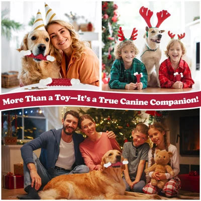 Itopfox Tough Chew-Proof Dog Toys For Aggressive Chewers, Large Breed Nylon Bone Toy, Almost Indestructible For Dogs 7 Itopfox Tough Chew-Proof Dog Toys For Aggressive Chewers, Large Breed Nylon Bone Toy, Almost Indestructible For Dogs - Image 5