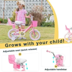 Itopfox Girls Princess Style Bike With Doll-Seat & Basket & Training Wheels For Kids Ages 2-13, Multiple Colors -Kitchen Chef GUEST 85f4270b 4a2b 46a0 a746 931f60adebe1