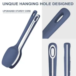 Itopfox 5-Piece Silicone Spatula Set, Food Grade Rubber Spatulas With Ergonomic Grip, Heat Resistant For Nonstick Cookware, Cooking, Baking -Kitchen Chef GUEST 86ca23ce 06cd 4b22 b271 63a2abd1b480