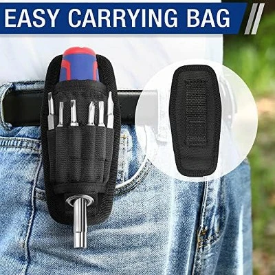 Itopfox 15-in-1 Multi-bit Screwdriver Set With Ergonomic Handle, Includes Slotted, Phillips, Torx, And Square Bits For Versatile Use 5 Itopfox 15-in-1 Multi-bit Screwdriver Set With Ergonomic Handle, Includes Slotted, Phillips, Torx, And Square Bits For Versatile Use - Image 3