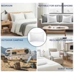 Itopfox Soft Queen Size Pillows Set Of 2, Fluffy & Supportive Bed Pillows For Back Stomach Side Sleepers Filled With Down Alternative, Luxury Pillows -Kitchen Chef GUEST 873e0269 3d94 4927 8570 654a654c86e8