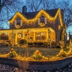 Itopfox 168FT 600 LED Christmas Lights Outdoor Waterproof 8 Modes Indoor String Lights For Outside Warm White Lights Plug In For Wedding Party -Kitchen Chef GUEST 87b9a168 1c13 4b6b ad64 d3492dc55d17