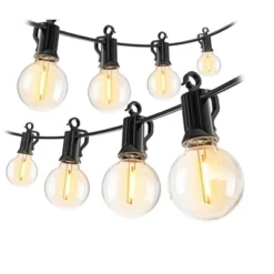 Itopfox Outdoor String Lights - Waterproof LED Globe Patio Lights 30 Ft With Shatterproof Bulbs Connectable Hanging Light For Backyard, Bistro, Porch -Kitchen Chef GUEST 883aaef1 36d1 4bc4 8e6a 53792125f756