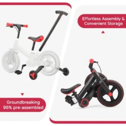 Itopfox 6-in-1 Foldable Toddler Bike With Push Handle, Training Wheels & Pedals For Kids 18-60 Months Adjustable Balance Bike For Boys & Girls -Kitchen Chef GUEST 8959b473 3498 4dc7 a403 2bffeb81f2d5