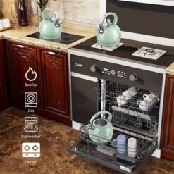 Itopfox Stainless Steel Whistling Tea Kettle With Cool Touch Handle, 2.64 Quart Induction Compatible Stovetop Teapot In Mint Green 14 Itopfox Stainless Steel Whistling Tea Kettle With Cool Touch Handle, 2.64 Quart Induction Compatible Stovetop Teapot In Mint Green -Kitchen Chef GUEST 8a67ab8b a1ab 47f5 b02e d0b4ec4de0b2