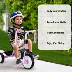 Itopfox Toddler Tricycle For Ages 2-4 Years, Kids Trike With Bell And Back Basket, 3 Wheel Bike Riding Toy Gift For Girls, Purple -Kitchen Chef GUEST 8db46e13 4041 423e 94c8 c3e378d87d38