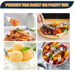 Itopfox 40-Piece Stainless Steel Silverware Set For 8, Heavy Duty Flatware Cutlery Set With Mirror Polished Forks, Knives, Spoons, Dishwasher Safe -Kitchen Chef GUEST 8e628ef7 bcf7 472f b463 b299baac6e36