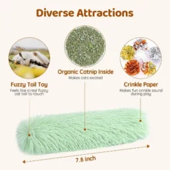 Itopfox 3 Pack Cat Toys With Crinkle Sound & Catnip, Soft Plush Kitten Kicker For Indoor Play, Promotes Exercise & Hunting Instincts -Kitchen Chef GUEST 91db1bb0 fb81 434b 95d5 8bc00f9ec88c