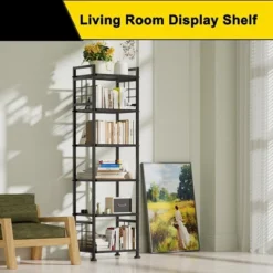 Itopfox 6-Tier Standing Storage Shelf For Bathroom, Kitchen & Laundry Room Organization, Sturdy Metal Shelving Unit Pantry Rack In Black -Kitchen Chef GUEST 932d25f1 a3bf 4984 aa6a 45349ac6b163