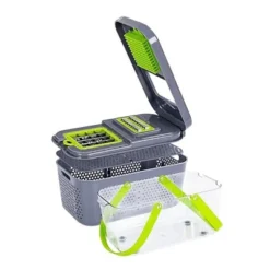 Itopfox 22-in-1 Vegetable Chopper With Container, Multi-Purpose Veggie Dicer & Food Cutter For Onion, Tomato, Includes 13 Blades & Lemon Squeezer -Kitchen Chef GUEST 937f5d50 ff87 4a71 bc51 8edaa7f5af58