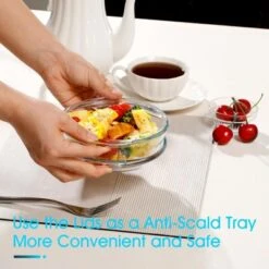 Itopfox Mini Glass Casserole Dish With Lid, Oven & Microwave Safe Bakeware, Versatile For Baking Serving & Storing Food Perfect Gift For Any Occasion -Kitchen Chef GUEST 93d30187 58bc 4c43 b441 e0b64cc58dd0