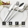 Itopfox 20-Piece Stainless Steel Flatware Set For 4, Mirror Polished Cutlery Set, Dishwasher Safe For Home, Restaurant, Wedding, Party (Silver) -Kitchen Chef GUEST 94103a6c 71fa 4830 b845 8545cfdad4bc