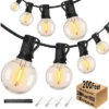 Itopfox Outdoor String Lights Waterproof 200FT With 100+4 Shatterproof LED Edison Bulbs For Party Backyard Gazebo Pergola Cafe, 2Pack X 100ft 2 Itopfox Outdoor String Lights Waterproof 200FT With 100+4 Shatterproof LED Edison Bulbs For Party Backyard Gazebo Pergola Cafe, 2Pack X 100ft -Kitchen Chef GUEST 955d0760 6cc5 4244 ae6d 9de4c1a6e817