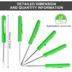 Itopfox 10-Piece Magnetic Pocket Screwdriver Set With Single Blade Head For Mechanical, Electrician, And Electronics Work (Green) 11 Itopfox 10-Piece Magnetic Pocket Screwdriver Set With Single Blade Head For Mechanical, Electrician, And Electronics Work (Green) -Kitchen Chef GUEST 96cadcc1 b0b8 4ed3 b882 f4a2a174e3a0