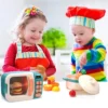 Itopfox Microwave Toy Kitchen Play Set With Electronic Oven, Play Food Cookware & Utensils For Kids Fun Pretend Cooking Learning Toy For Girls & Boys -Kitchen Chef GUEST 977d73a8 38bb 40cc 8349 3fe9f7351cbc