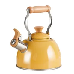 Itopfox Tea Kettle With Cool Touch Ergonomic Handle, Stainless Steel Stovetop Teapot Whistling Kettle For Tea Coffee, Hot Beverages, 1.6 Quart Yellow -Kitchen Chef GUEST 98e40ee6 c6fd 4b02 b308 2371d073ca7c