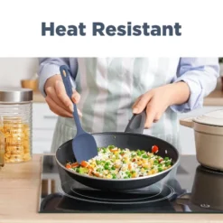 Itopfox 5-Piece Silicone Spatula Set, Food Grade Rubber Spatulas With Ergonomic Grip, Heat Resistant For Nonstick Cookware, Cooking, Baking -Kitchen Chef GUEST 9a1ac376 9f90 4e39 b66d 82f5bb43d8a5